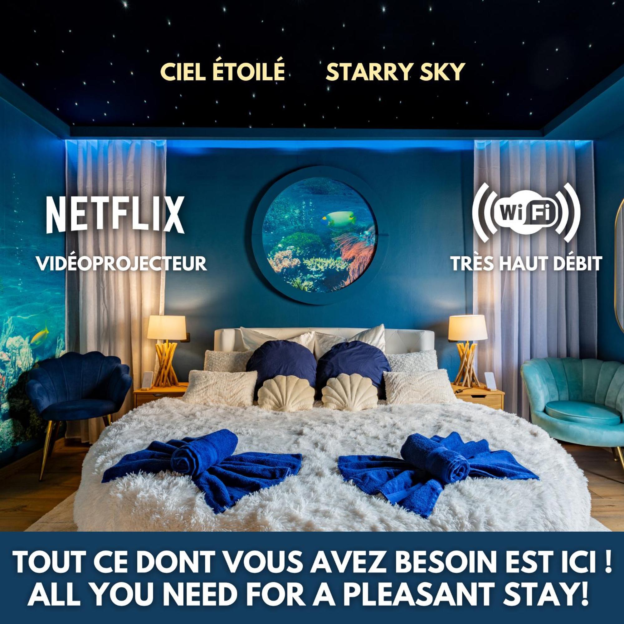 Lit Rond Tres Grand Et Confortable - Garage Possible Ou Parking Gratuit Rue - Gare 2 Min Et Ville 4 Min En Tram - Ciel Etoile - Netflix Videoprojecteur - Luxe Et Evasion Estrasburgo Exterior foto