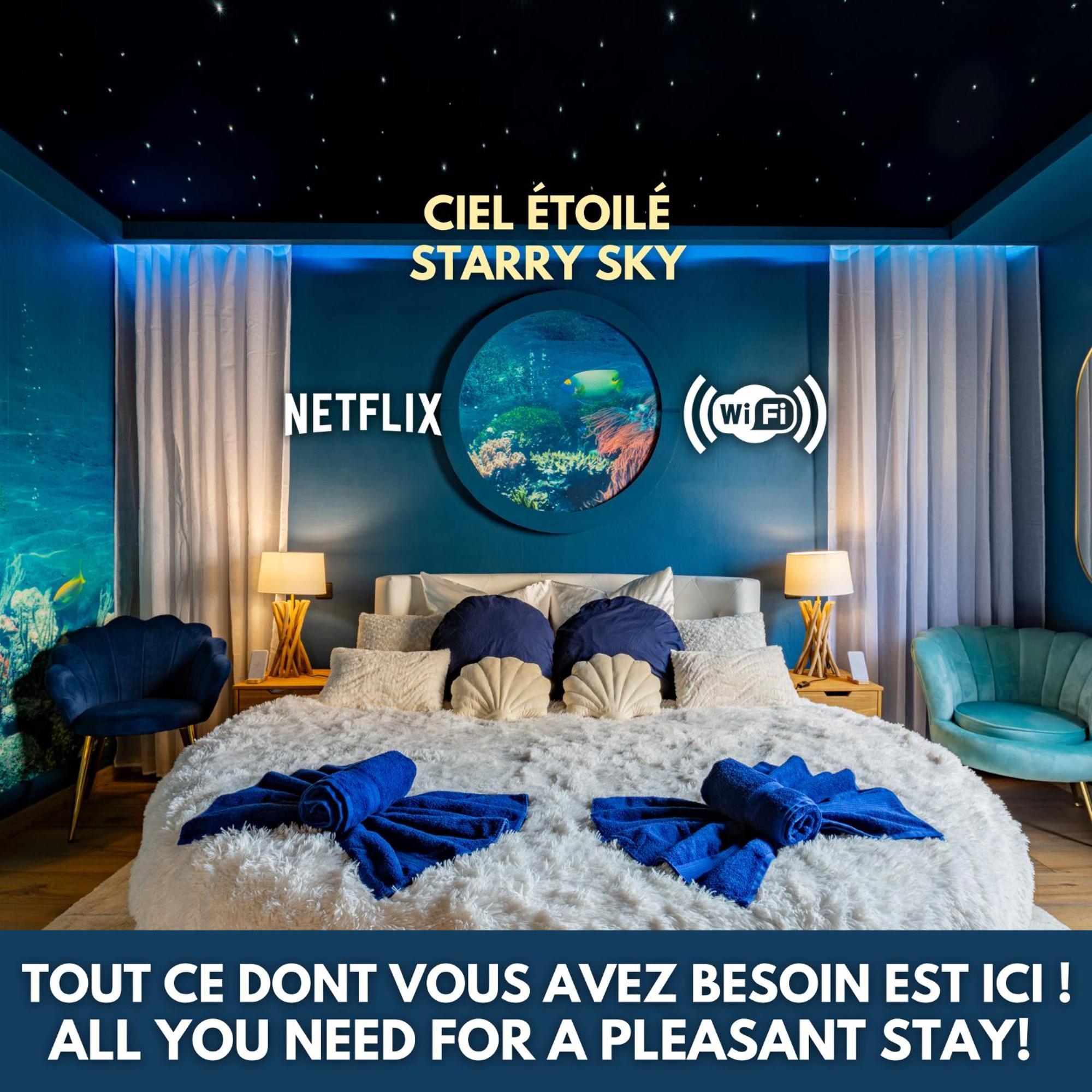 Lit Rond Tres Grand Et Confortable - Garage Possible Ou Parking Gratuit Rue - Gare 2 Min Et Ville 4 Min En Tram - Ciel Etoile - Netflix Videoprojecteur - Luxe Et Evasion Estrasburgo Exterior foto